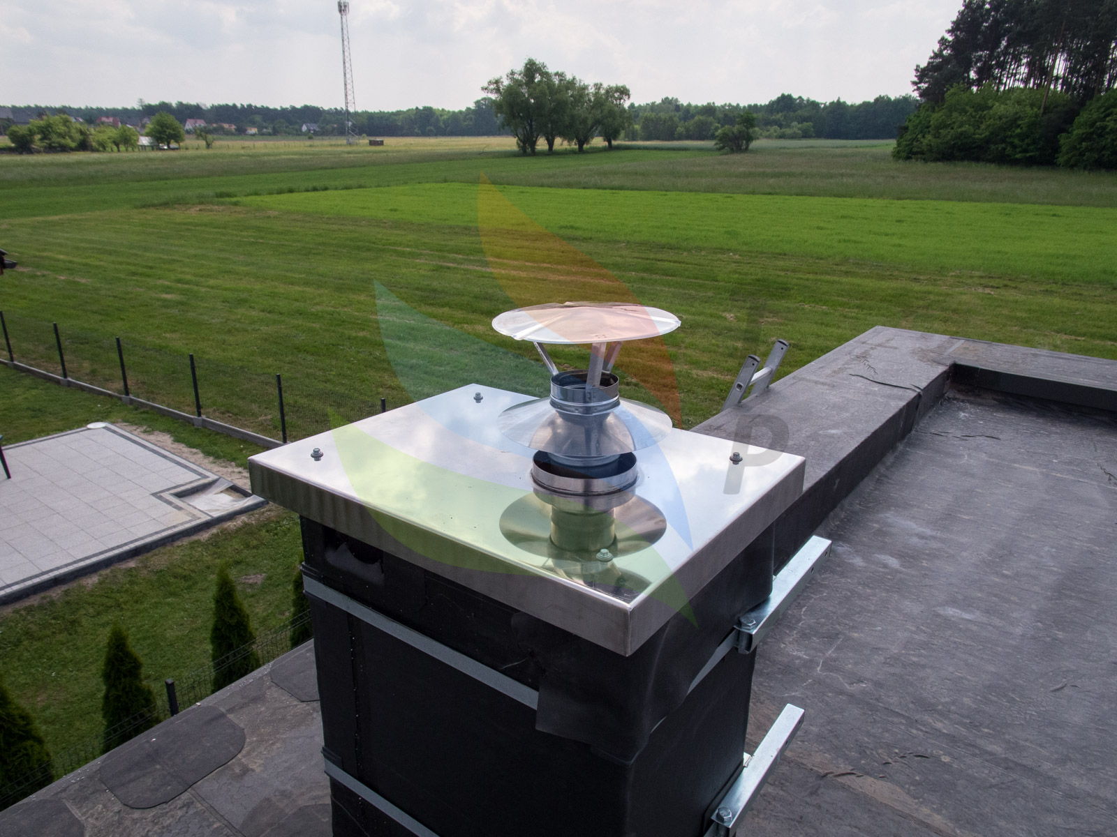 komin z blachy stalowej